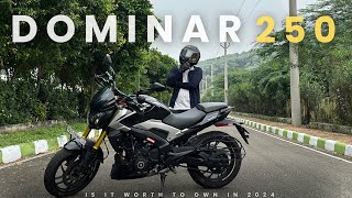 2024 Bajaj Dominar 250 A Short Review  City Ride [upl. by Anehc646]