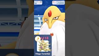 DUO MEGA ALAKAZAM Raid with Mega Tyranitar in Pokemon GO [upl. by Aninad940]