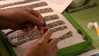 Making Advanced Paper Beads With Template A1 Session 1 [upl. by Edieh]