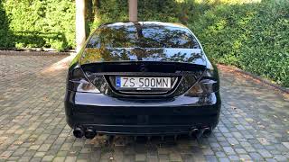 Mercedes CLS 500 AMG V8 Sound C219 Xpipe BRUTAL COLD START [upl. by Dieterich408]