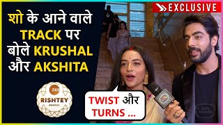 Krushal Ahuja amp Aanchal Goswani Talks About Their Show Rishton Ka Manjha  Zee Rishtey Awards 2021 [upl. by Ahcila]