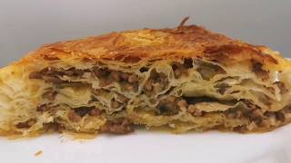 ❤️Leckerer Börek mit Hackfleisch megalecker und sehr einfach Burek Pite Balkan Burek 😍 [upl. by Ky]