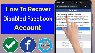 How To Recover Permanently Disabled Facebook Account 2024  Recover Disabled Facebook Account [upl. by Nevur762]