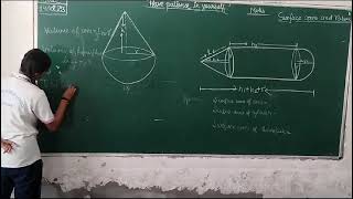 Explanation of surface area and volume of hemisphere cone and cylinder [upl. by Bram612]