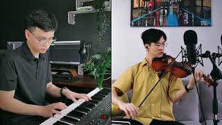 Mia amp Sebastians Theme  La La Land Piano amp Violin cover by Khoa Vũ amp Mỹ Minh [upl. by Ilarin]