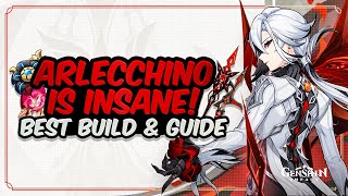 COMPLETE ARLECCHINO GUIDE Best Arlecchino Build  Artifacts Weapons amp Showcase  Genshin Impact [upl. by Ogilvy]