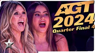 Americas Got Talent 2024 ALL AUDITIONS  Quarter Final 4 [upl. by Laehcor]