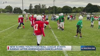 New youth football league in Elmira after Horseheads cancellation [upl. by Monah]