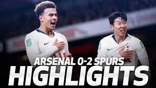 HIGHLIGHTS  ARSENAL 02 SPURS Carabao Cup quarterfinal [upl. by Winton203]