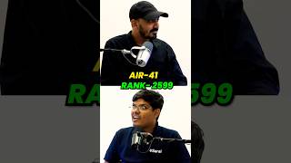 Guess the Rank  AIR  41 to😮 🎙️Saransh Sir podcast iitjee esaral kota [upl. by Reger]