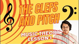 The Clefs and Pitch  Music Theory Lesson 1 [upl. by Yerfdog]