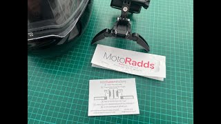 Schuberth C4 fitting MotoRadds Motorcycle Chin Mount for Gopro [upl. by Nibbs]