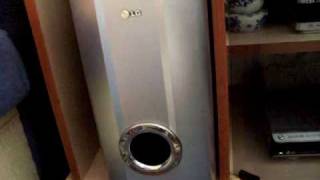 LG lh6540 home cinema subwoofer test orginal speaker [upl. by Delahk]