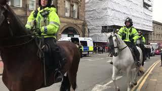 Huddersfield  West Yorkshire Police V Middlesbrough Supporters Trouble After Match  010423 [upl. by Forrest]