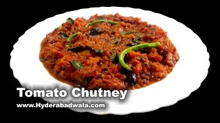 Tamate Ki Chutney Recipe Video – Hyderabadi Tomato Curry – Easy Simple amp Quick Cooking [upl. by Licec]