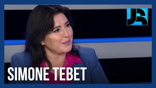 Assista à íntegra da sabatina do Jornal da Record com a candidata à Presidência Simone Tebet MDB [upl. by Adnahsam]