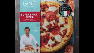 Gino DAcampo SUPER SPICY PIZZA Taste Test Review [upl. by Aleydis717]