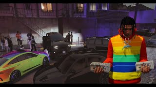 The Shocking GTA V RP Incident Gang Theft Leads to Police Involvement [upl. by Yrollam267]