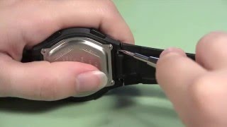 How to Change a Rubber Sport Watch Band [upl. by Ahseym837]