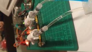 homemade Microfluidics device flow focusing droplet generation [upl. by Diet]