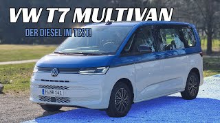 2023 VW T7 Multivan TDI Endlich ist der Diesel da  Review Fahrbericht Test [upl. by Leanahtan]