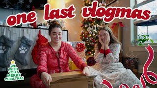 THE FINAL 2023 VLOGMAS ❤️ finally getting home  presents on Christmas morning [upl. by Mcclenaghan]