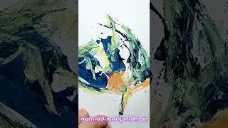 Abstraktes Acrylbild malen [upl. by Dreeda]