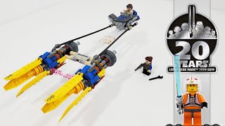 LEGO Star Wars Review 75258 Anakins Podracer – 20th Anniversary Edition 2019 Set [upl. by Junna]