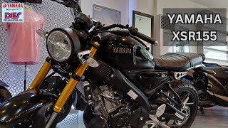 YAMAHA XSR 155 Quick Walkaround Review [upl. by Ericha]