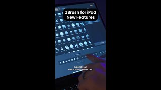 New UI Customization Features for ZBrush for iPad [upl. by Dasya]