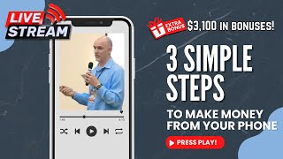 🔴 LIVE PROVEN amp Documented 3 Steps To Automated 💰 Income In 2024❗ [upl. by Elkraps]