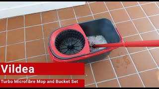 Vileda Turbo Microfibre Mop and Bucket Set [upl. by Haleehs]