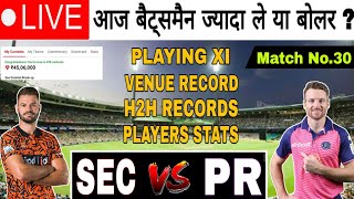 🔴 LIVE  SEC vs PR Dream11 Prediction  SEC vs PR SA T20 Match No30 [upl. by Lenoel]