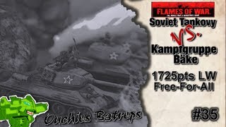 Ouchies Batrep Flames of War 35 [upl. by Ranee]