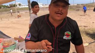 El marisquero un robalo asado especial [upl. by Ahsyekat911]