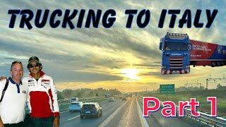 Italy Part 1  European Trucking [upl. by Netnert]