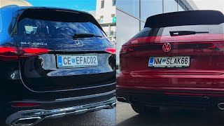 New Volkswagen TOUAREG 2024 vs New Mercedes GLC 2023  Acceleration comparison 0100 kmh [upl. by Alliscirp686]