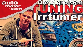 Die 7 größten TuningIrrtümer  Bloch erklärt 27  auto motor und sport [upl. by Kcirreg]