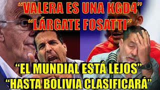 quotVALERA ES UN DESASTRE CON LA SELECCIÓNquot Gonzalo CASTOR Núñez CRITICA A FOSATTI Y VALERA [upl. by Nance]