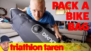 How to Pack your bike in the Aerocomfort 30 TSA Triathlon Bike Travel Bag  Scicon Sports [upl. by Ellehcin]