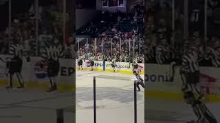 Quad City Storm goal horn from lower bowl left side [upl. by Adorl293]