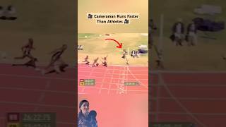 Cameraman Runs Faster Than The Athletes Again [upl. by Everick]