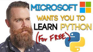 Microsoft wants you to LEARN PYTHON for FREE  Intro to Python [upl. by Soalokcin303]