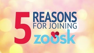 5 Reasons for Joining Zoosk [upl. by Maximilianus266]