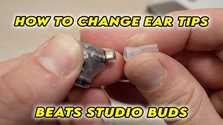 Beats Studio Pro  How To Change Ear Tips [upl. by Calv680]