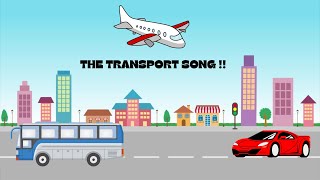 🚗🚌 Let’s Go On a Journey ✈️🚂 “THE TRANSPORT SONG” [upl. by Haimes732]