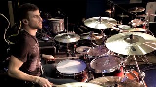 12 year old playing with Matt Greiner of August Burns Red Drum Day 2013 [upl. by Yevi]