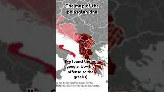 The pelasgian DNA history europe map [upl. by Leicam968]