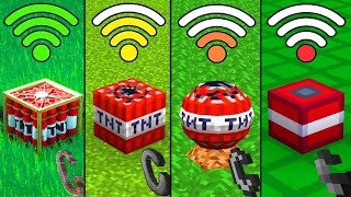 tnt with different minecraft WiFi levels [upl. by Stolzer798]