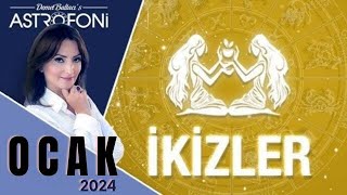 ikizler Burcu Ocak 2024 Aylık Burç Yorumları Astrolog Demet Baltacı ile Astroloji haber burçlar [upl. by Leesa]